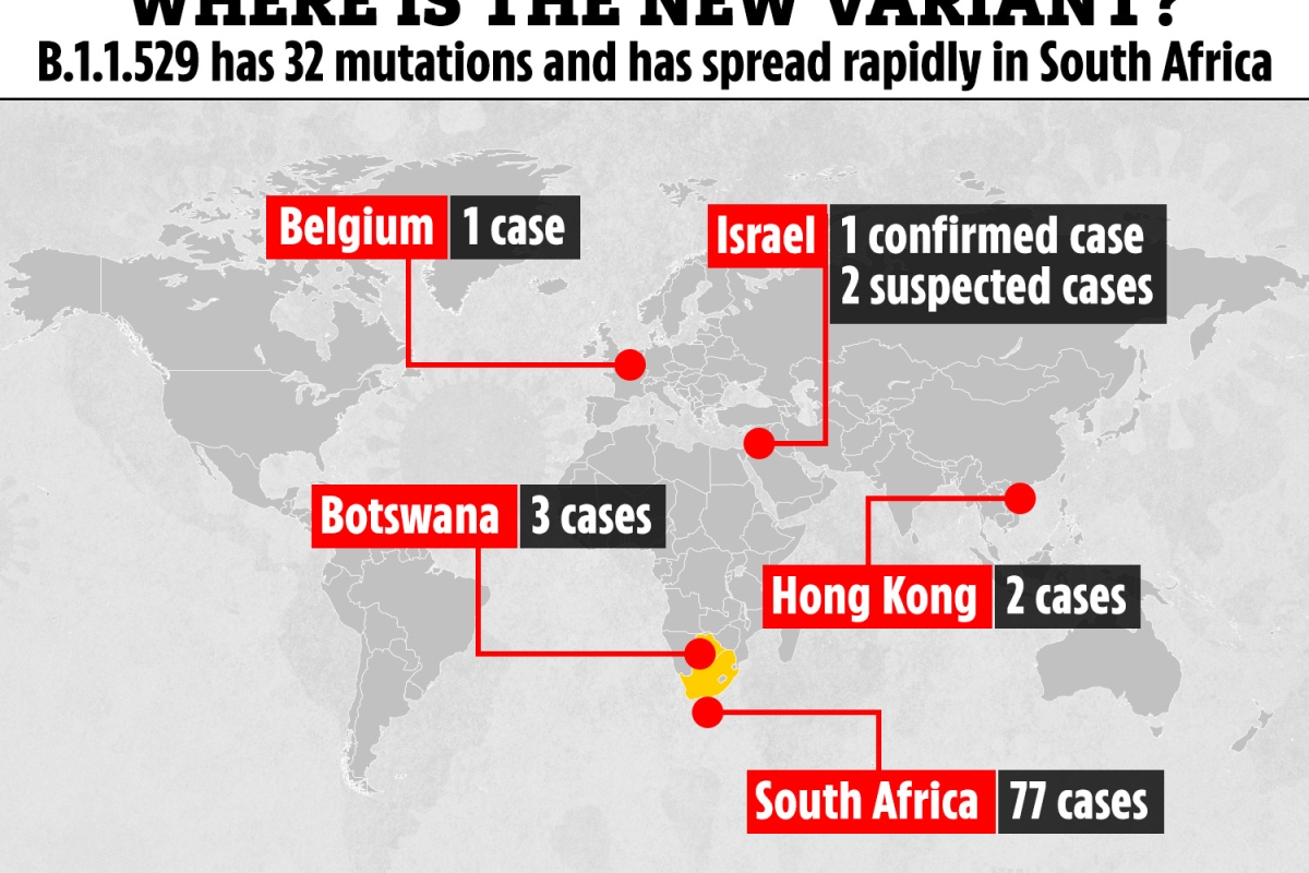 The ‘Horrific” Covid variant has spread to Europe, as Belgium reports a case