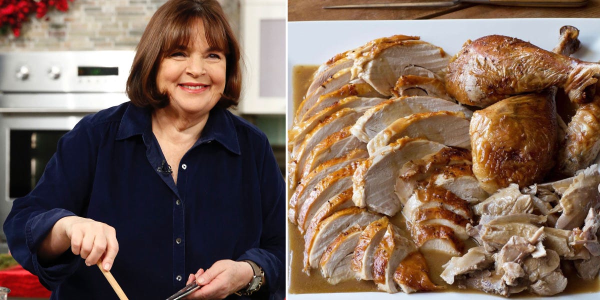 Ina Garten shared her easy turkey recipe for Thanksgiving