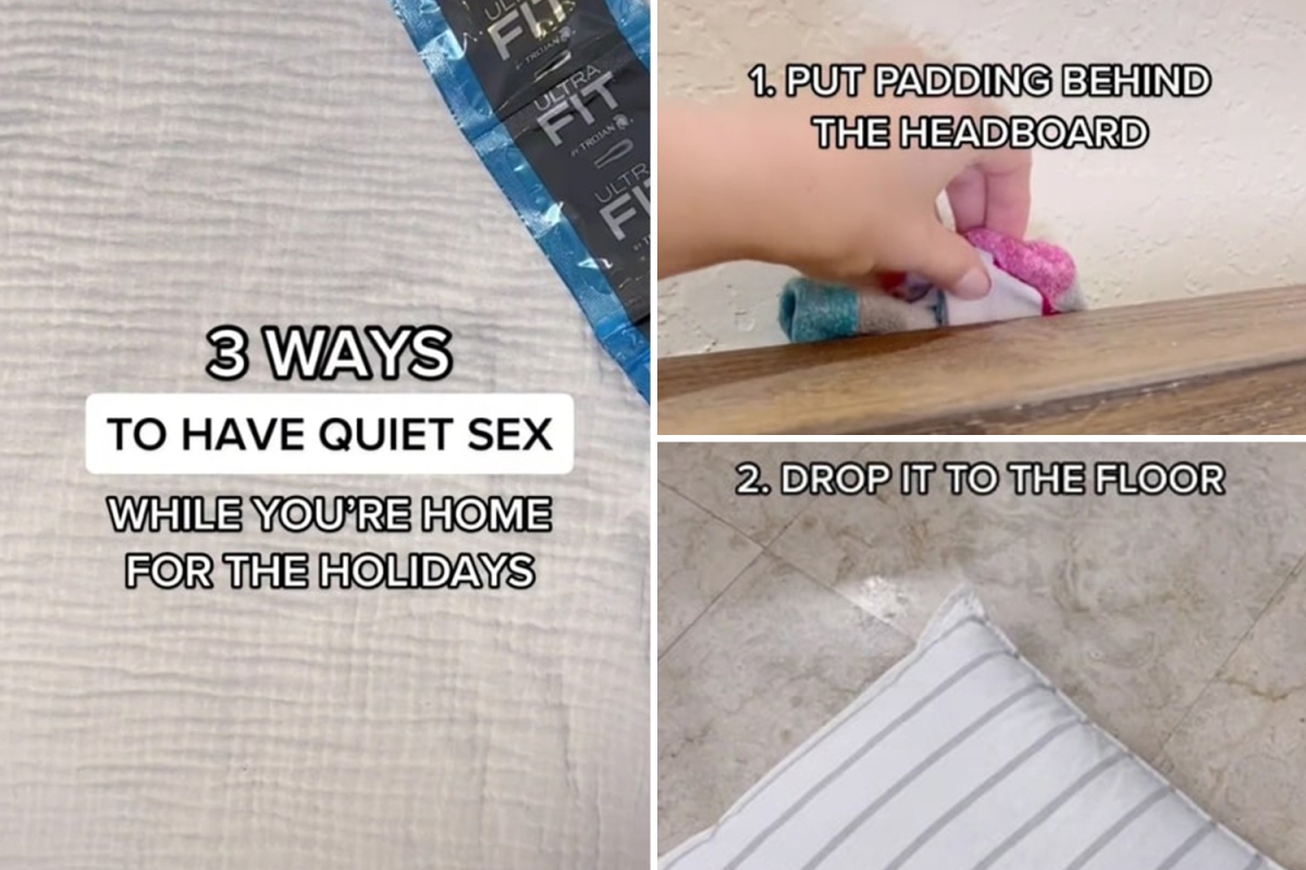 Three ways to have quiet sex when you’re visiting the family during the festive holidays