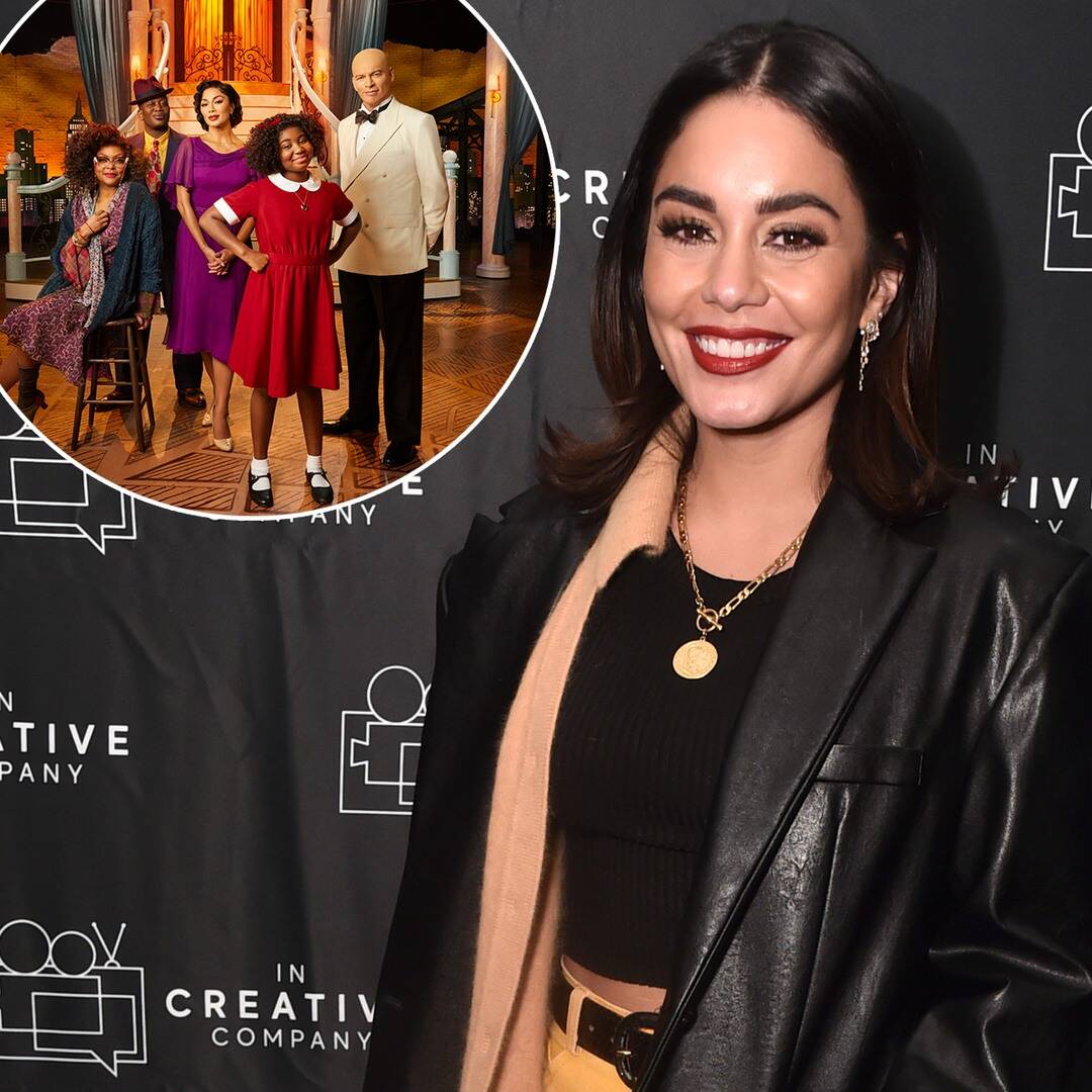 Vanessa Hudgens gives her advice to Annie Live! Cast