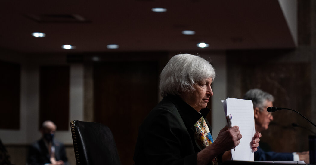 Janet Yellen still supports a plan to make banks give the I.R.S. new customer data.