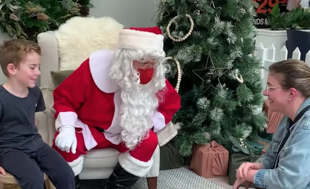 Rude Santa wants to know if a deaf boy could be "fixed"
