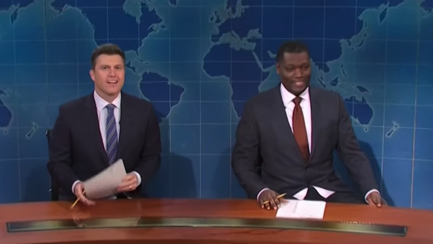 ‘SNL’s Weekend Update Tackles New ‘Lord Of The Rings,’Colin Jost Ferry Purchase