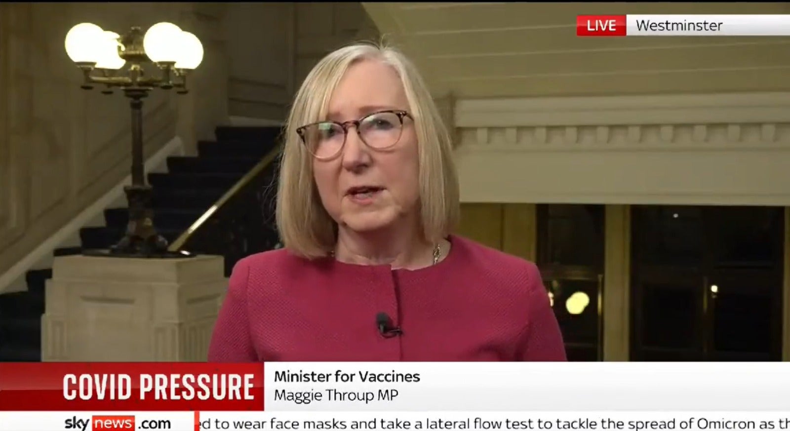 Tory minister Maggie Throup can’t answer how many NHS trusts are in critical measures