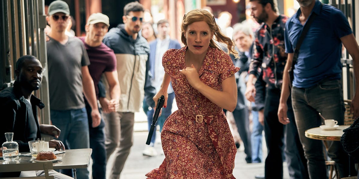 Jessica Chastain was admitted to the hospital after she hit her head on ‘the 355 Set’