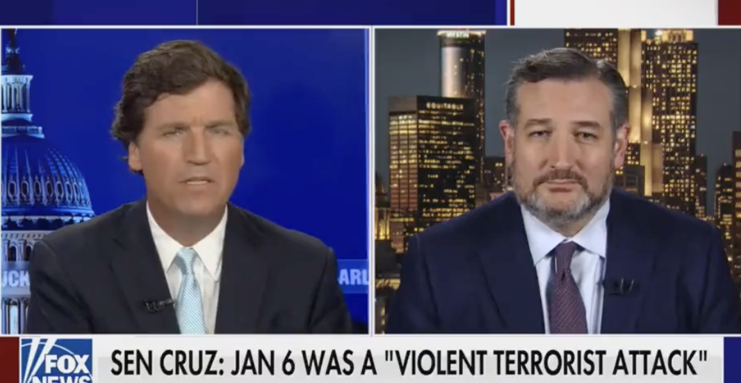 Ted Cruz mocked for grovelling apology about Jan 6 comments on Tucker Carlson