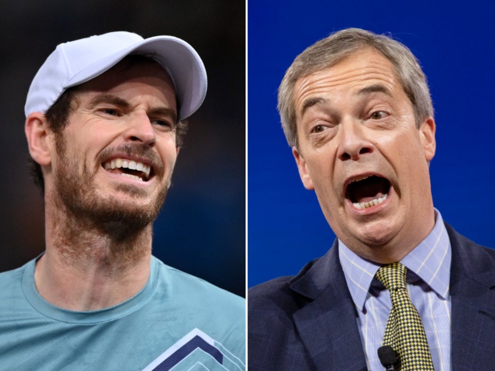 Andy Murray just roasted Nigel Farage over visiting Djokovic’s family and Twitter absolutely loves it