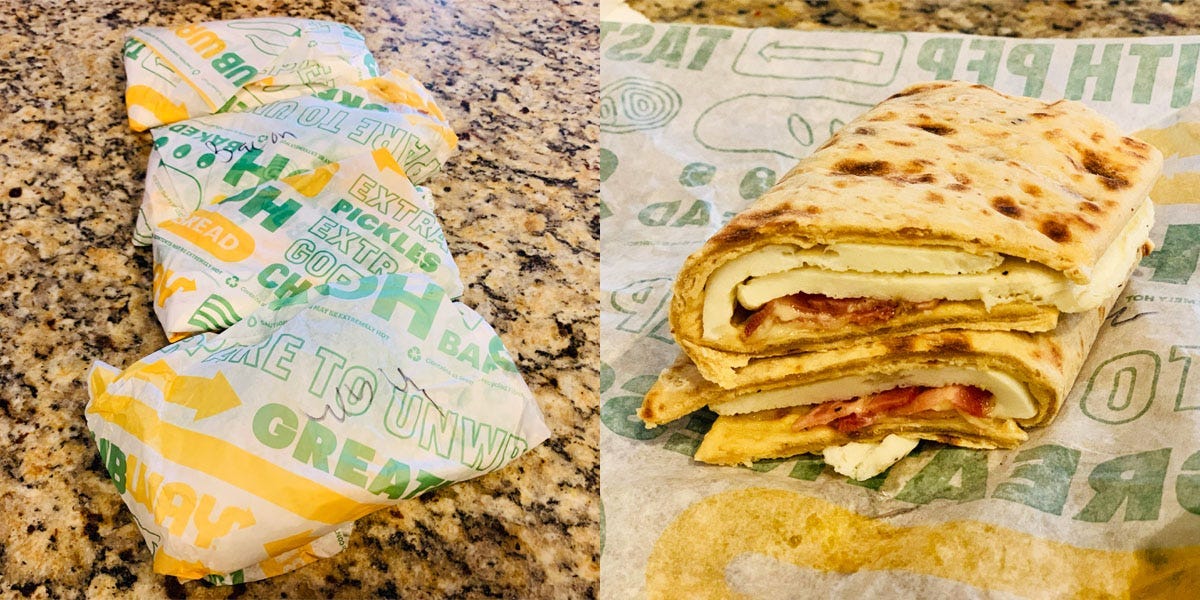 Subway Breakfast Sandwiches – Ranking + Photos