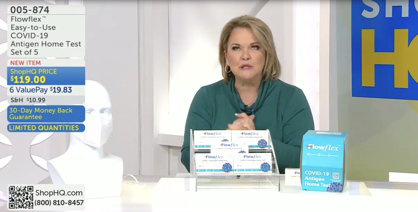 US shopping channel slammed by news anchor for selling Covid test