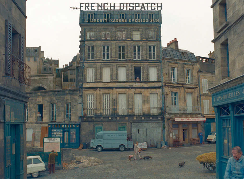 French Dispatch office - exterior