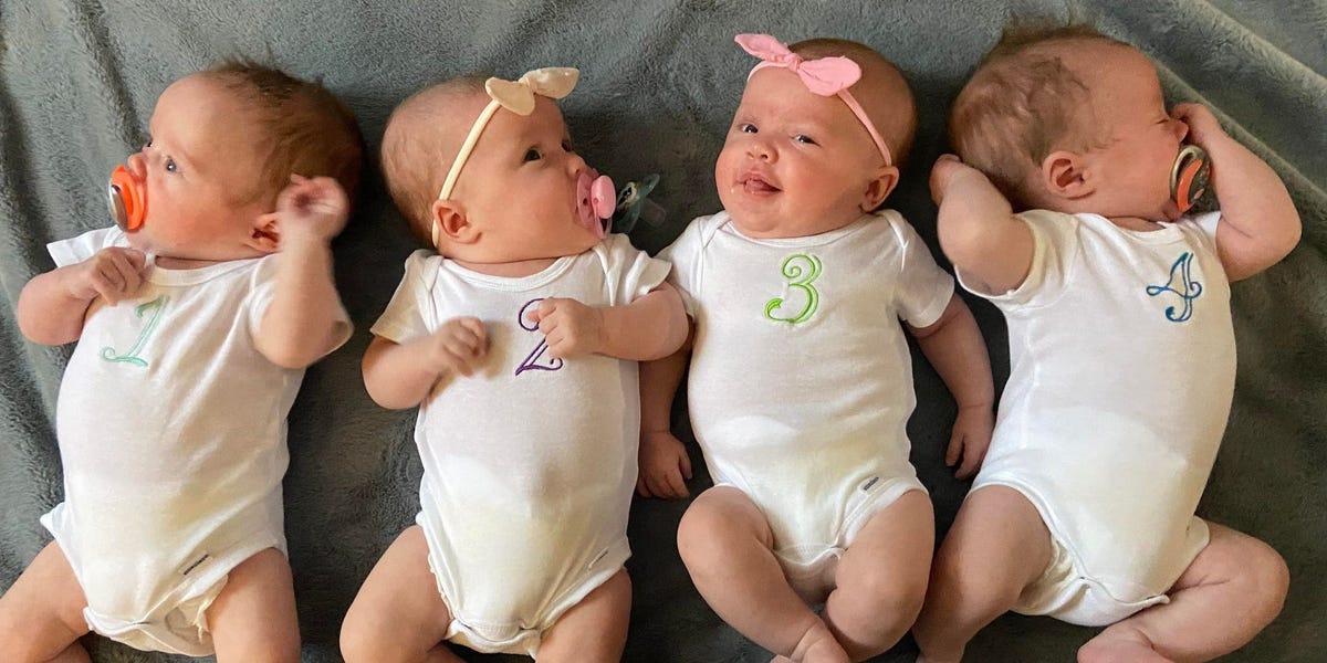 A Woman Can Have Spontaneous Quadruplets. Chances are One in One Million