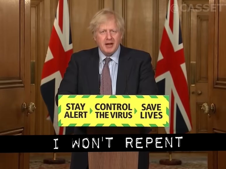 Boris Johnson’s ‘partygate’ scandal gets an explicit RATM remix