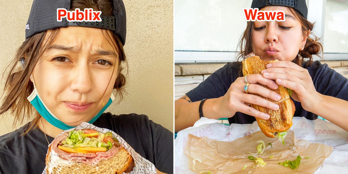 Comparison of Publix and Wawa Sub Sandwiches