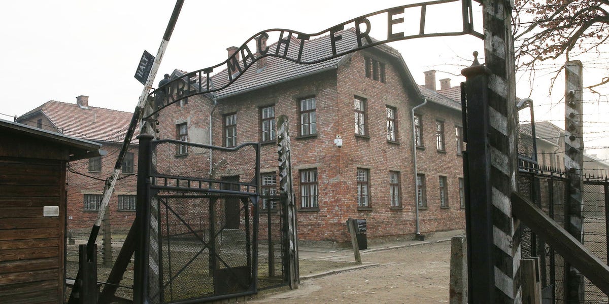 After making a Nazi salute, a Dutch tourist was taken to Auschwitz.