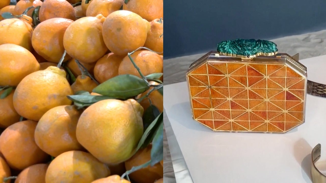Luxurious Eco-Friendly Luxury Bags Made from Oranges by Jordanian Molecular Gastronomist and Food Artist Jordanian