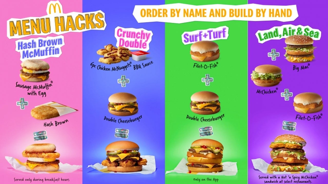 McDonald’s will add popular menu hacks on its main menu