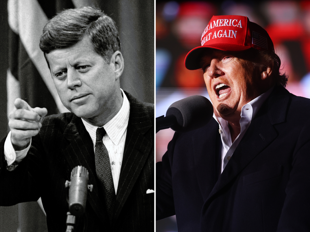 QAnon followers think JFK disguised himself as Trump during recent rally