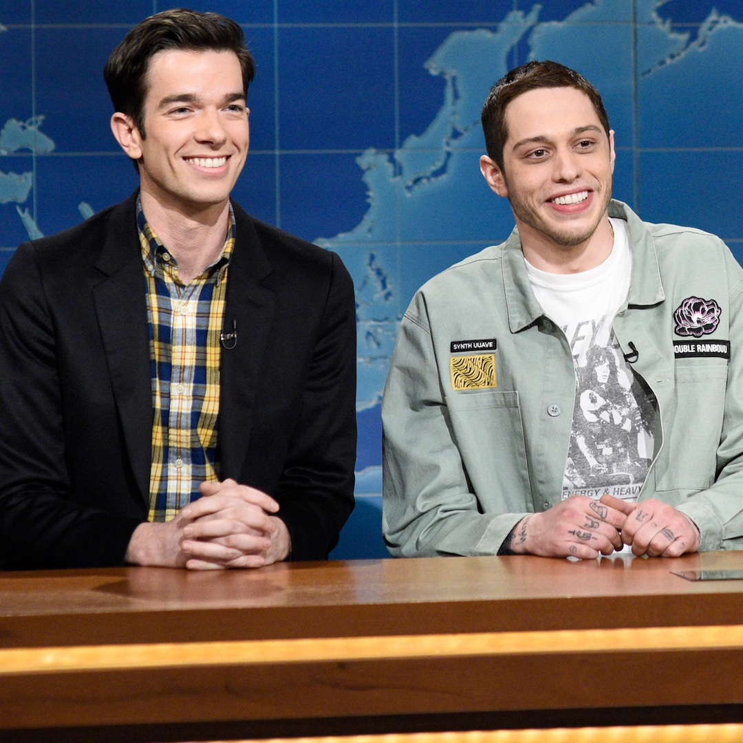 We’re Swooning Over This Pic of Pete Davidson With John Mulaney’s Baby