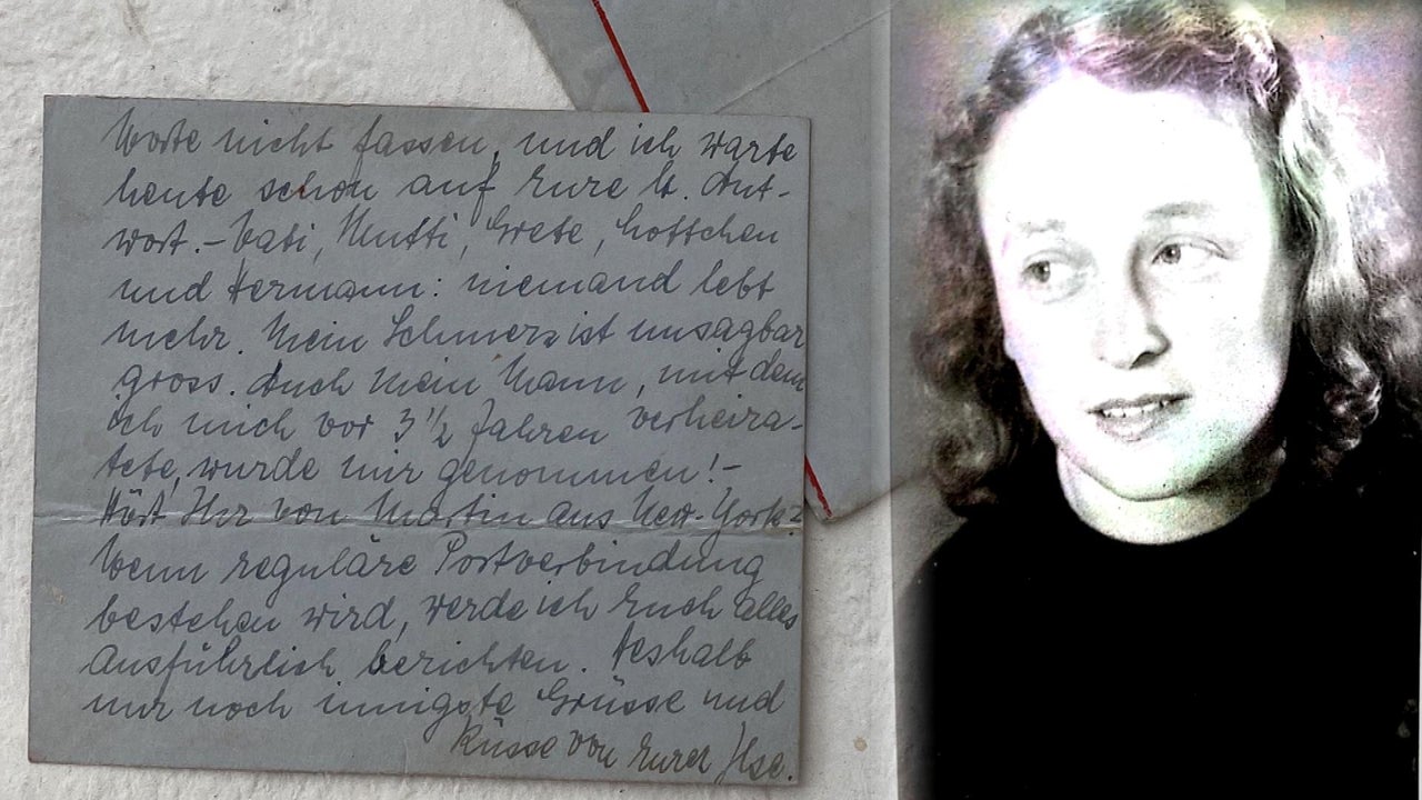 At a New York Fleamarket, a woman discovers a 75-year-old note sent from Berlin during the Holocaust.