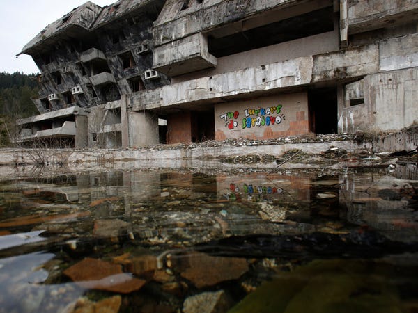 Photos Show What Abandoned 1984 Sarajevo Olympic Venues Look Like Today