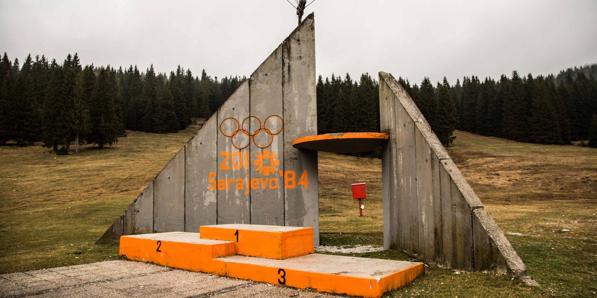 Photos Show What Abandoned 1984 Sarajevo Olympic Venues Look Like Today