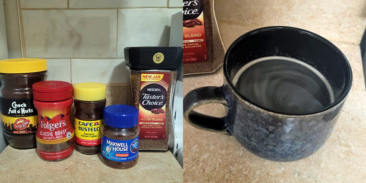 Trying to Find the Best Instant Coffee + Photos