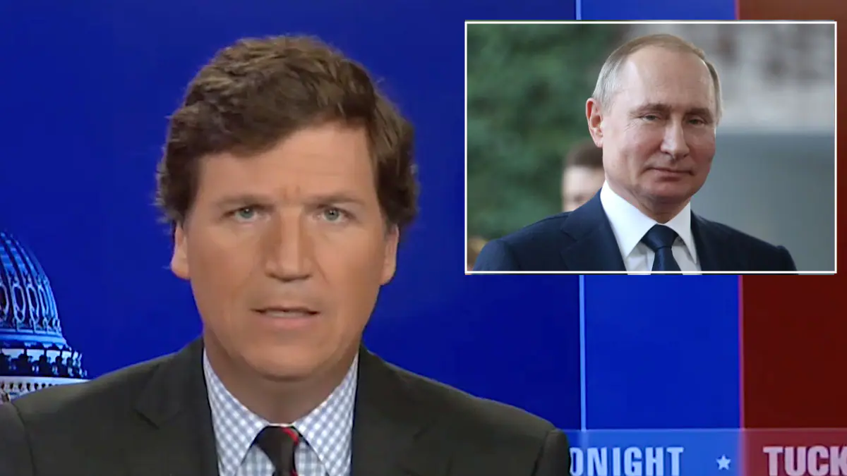 Tucker Carlson Defends Putin Amid Ukraine Crisis: That Is Not Treason