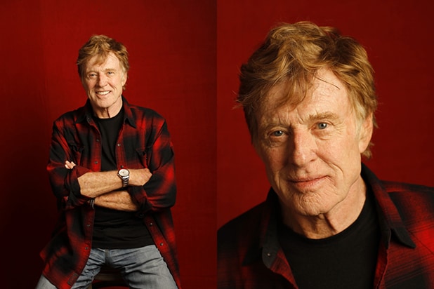 "A Walk in the Woods" star Robert Redford, photographed by Patrick Fraser at 's Kia photobooth during the 2015 Sundance Film Festival in Park City, Utah on Jan. 23, 2015.