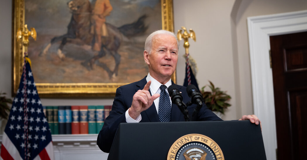 Biden Says Putin Has Chosen ‘Catastrophic’ War Over Diplomacy