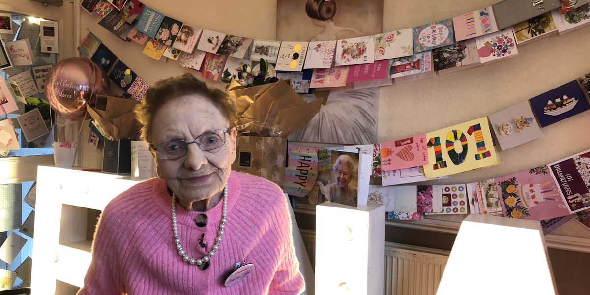 Edna celebrates 101st Birthday amid 30,000 cards after care home appeal