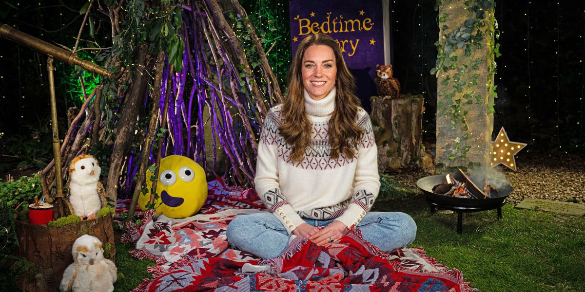 Kate encourages children to face their fears during CBeebies bedtime story