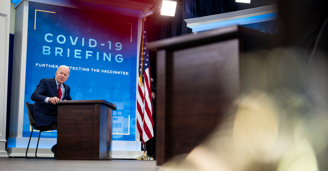 The Biden administration remains cautious about easing masking and other Covid safety measures.