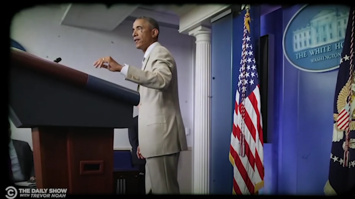 ‘The Daily Show’ Mocks Coverage of Obama Administration