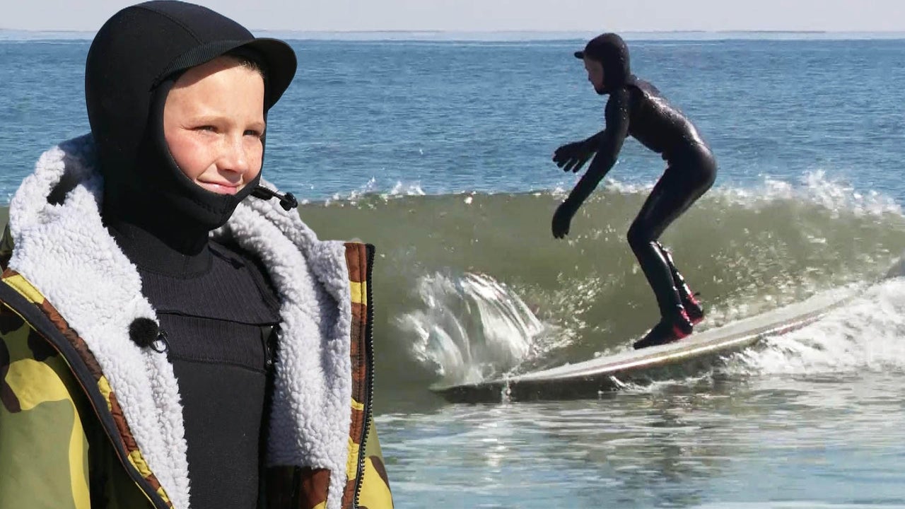 New Jersey boy 11 years old vows to surf for 1,000 days straight to raise money for the homeless