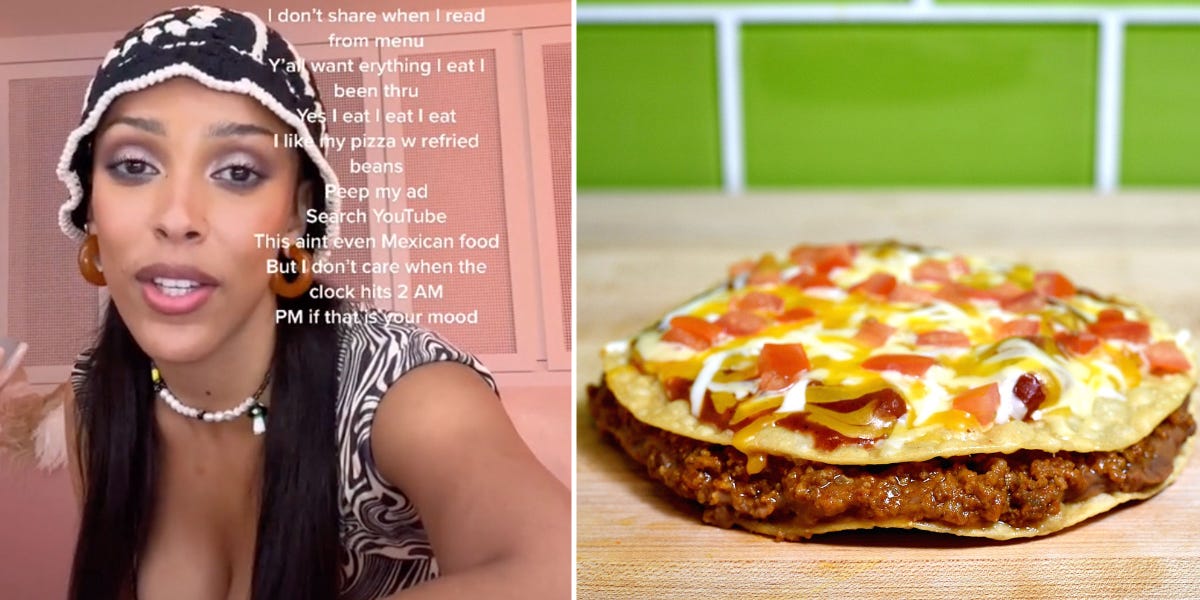 Doja Cat wrote a song about her love for Taco Bell Mexican Pizza
