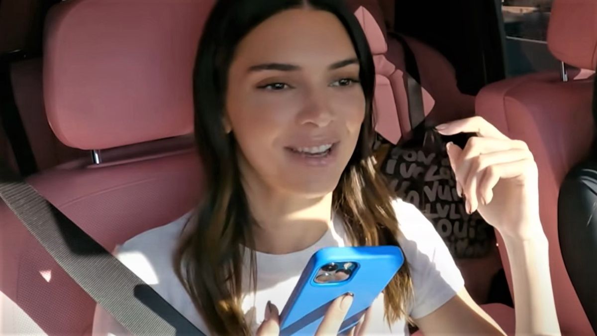 Kendall Jenner’s pout looks as impressive as Kylie’s in a brand new photo of the Two Sisters