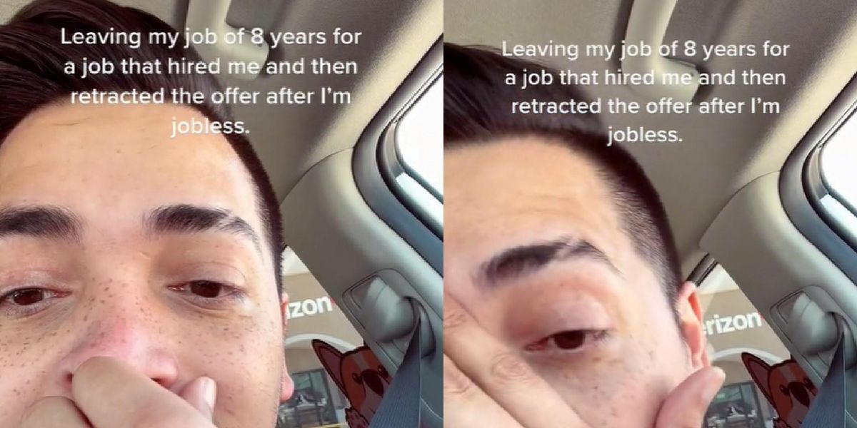 After TikToker quit his job after eight years, a company offered to rescind their offer