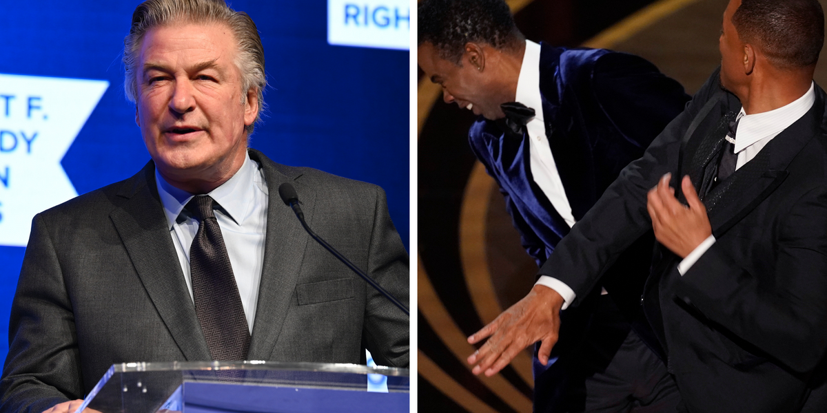 Alec Baldwin says Will Smith is like Jerry Springer when he slaps Chris Rock.