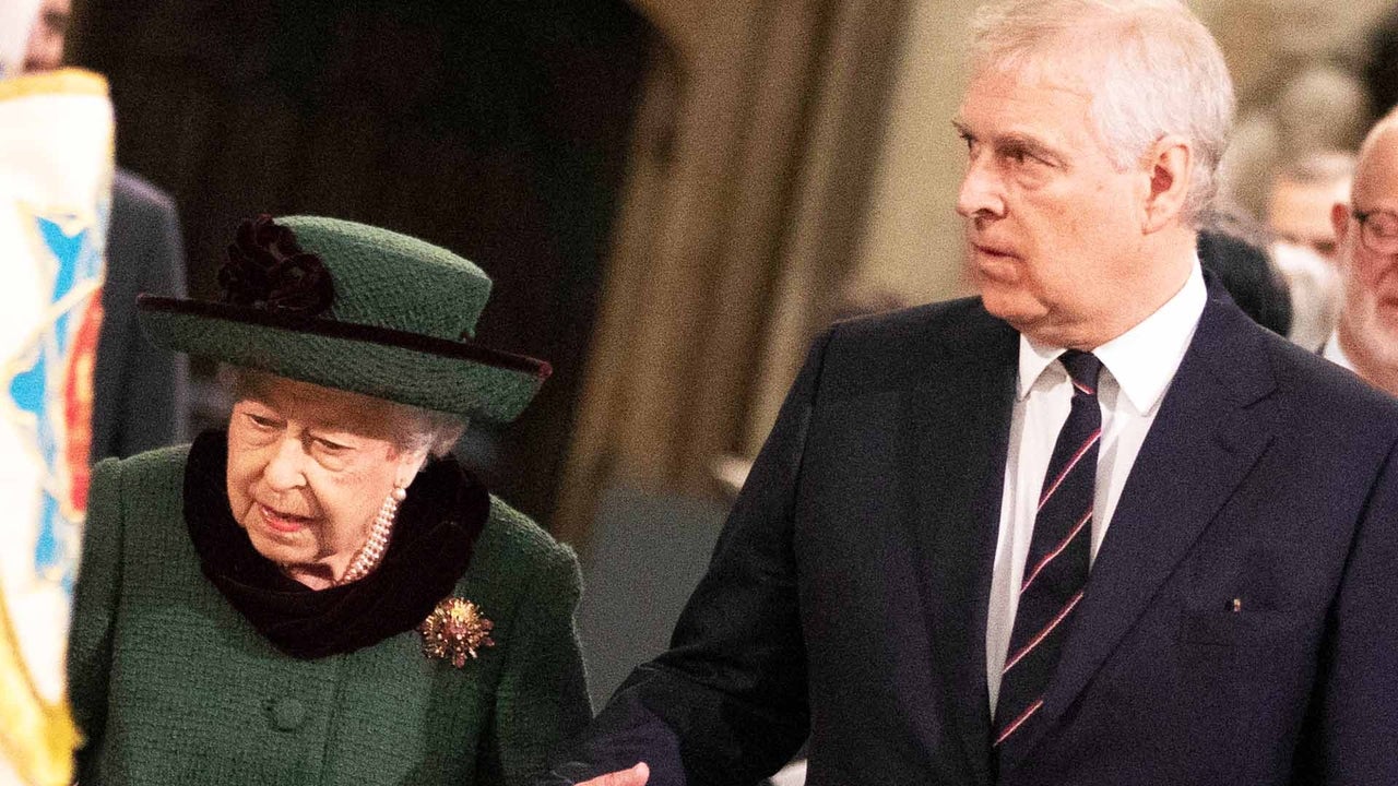 Prince Andrew, a disgraced prince, escorts Queen to Prince Philip’s Memorial