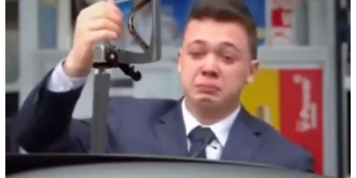 Kyle Rittenhouse posts a meme of himself crying about Biden’s gas prices