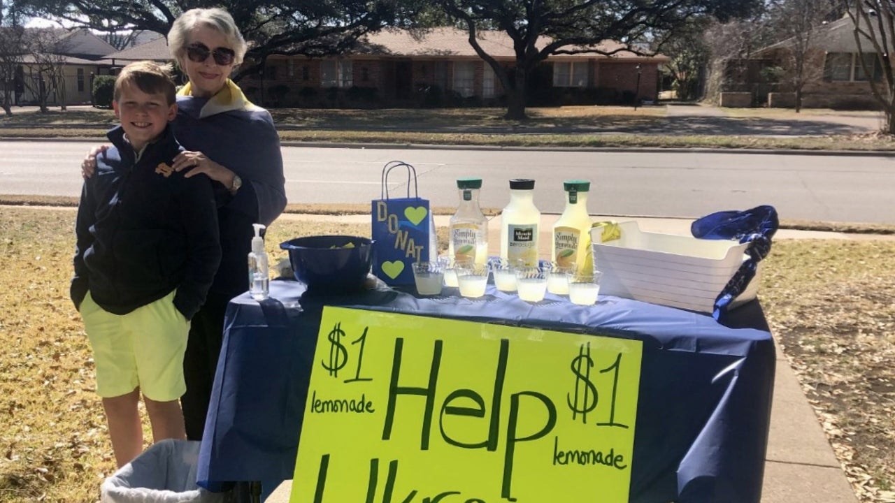Texas Boy’s Lemonade Stand Raises Thousands in Aid for Ukrainian Children