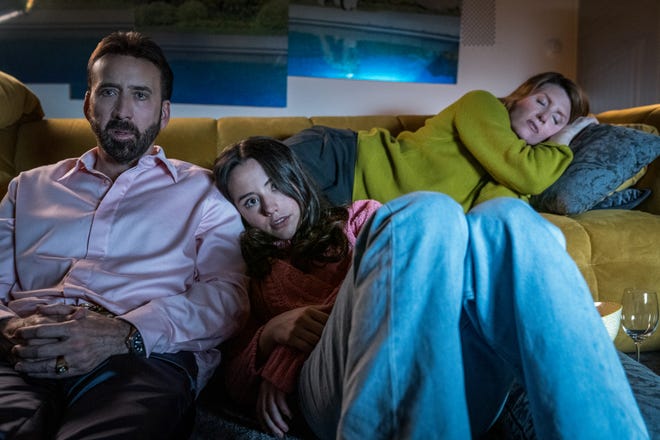 Nicolas Cage, Lily Sheen and Sharon Horgan star in "The Unbearable Weight of Massive Talent."