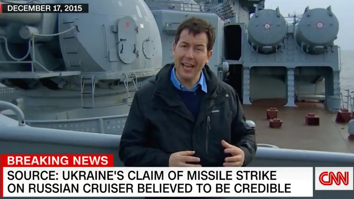 Russian Warship Moskva Up Close From 2015 CNN Report