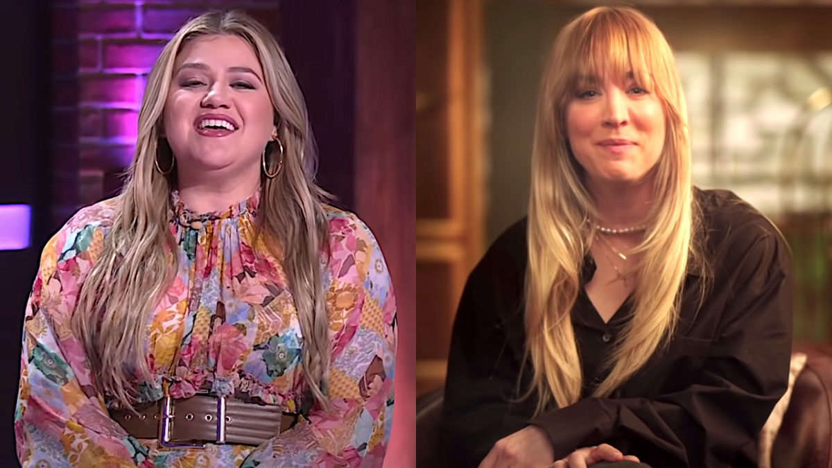See Kelly Clarkson And Kaley Cuoco Dive Into Some Wine And Talk Tough Year After Divorces: ‘A Lot Has Happened’
