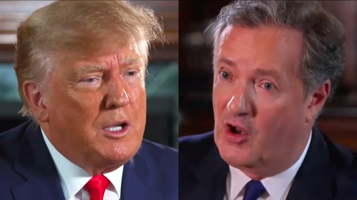 Trump Storms Off Set of Piers Morgan Fox Nation Interview