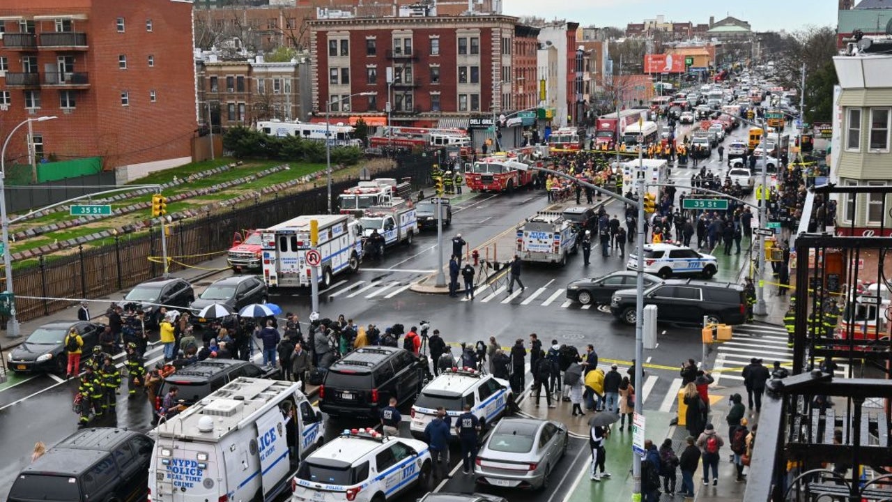 Brooklyn Subway Shooting: At Least 16 Injured, 10 Shot, When Man in Gas Mask and Construction Vest Opens Fire