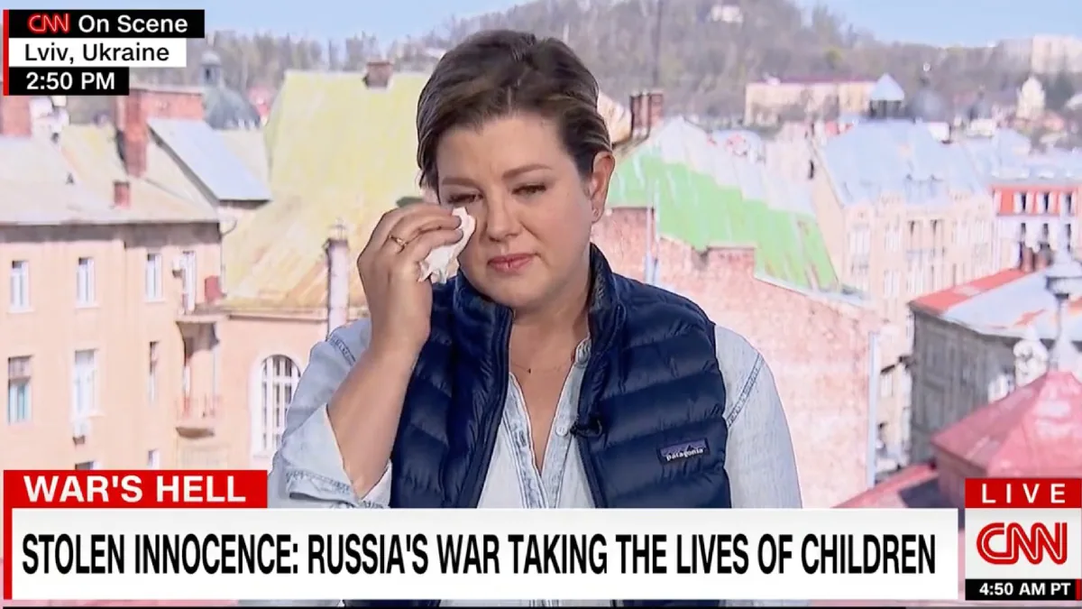 CNN’s Brianna Keilar Cries Reporting Ukrainian Kids Deaths