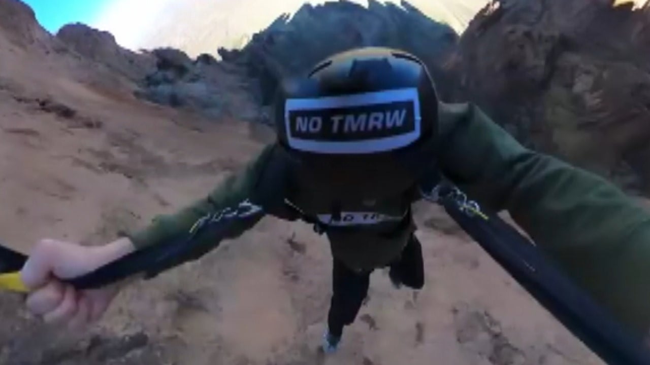 Close Call for a Base Jumper Who Slammed Into Rocks after Parachute Failure