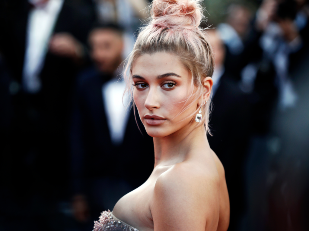 CANNES, FRANCE - MAY 12: Hailey Baldwin attends the screening of 