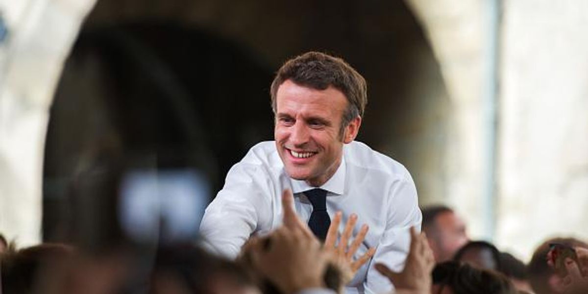 Emmanuel Macron projected winner of French election